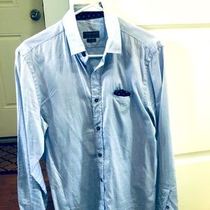 Zara button down pocket square shirt - slim fit